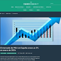 El mercado de M&A en Espaa crece un 3% en enero de 2024